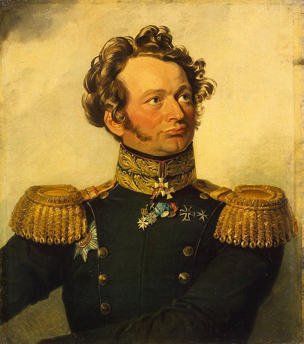 Dawe George - Portrait of Karl Ivanovich Bistroma. Hermitage ~ part 04
