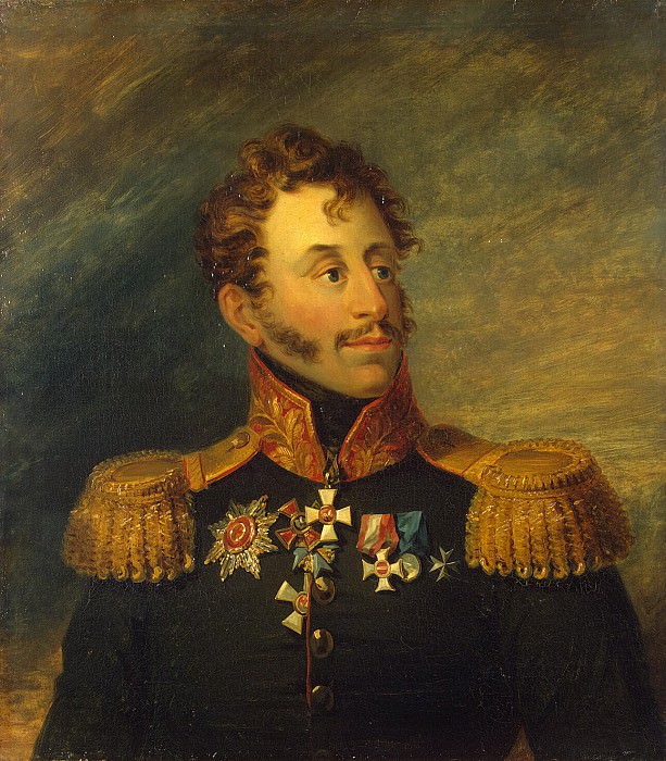 Dawe George - Portrait of Karl Ernst Ludwig von Knorring. Hermitage ~ part 04