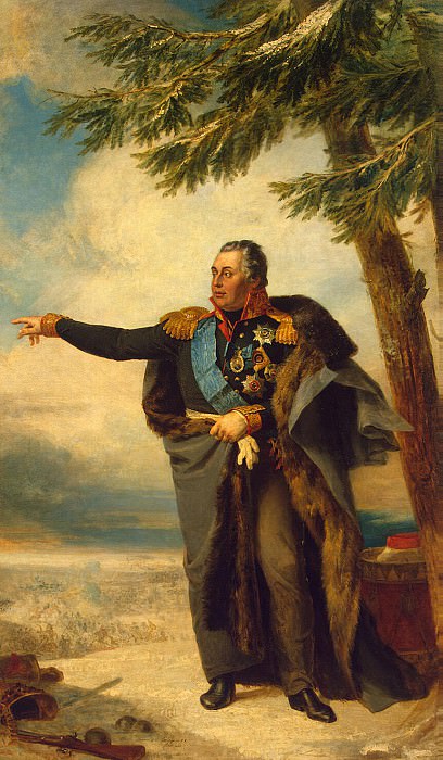 Dawe George - Portrait of Mikhail Kutuzov Illarionovich. Hermitage ~ part 04