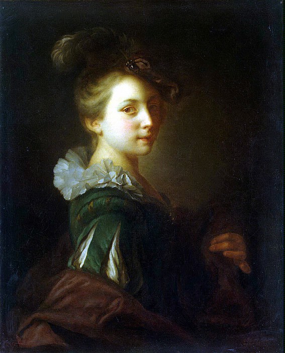 Grim, Alexis - Young Woman in a theatrical costume. Hermitage ~ part 04