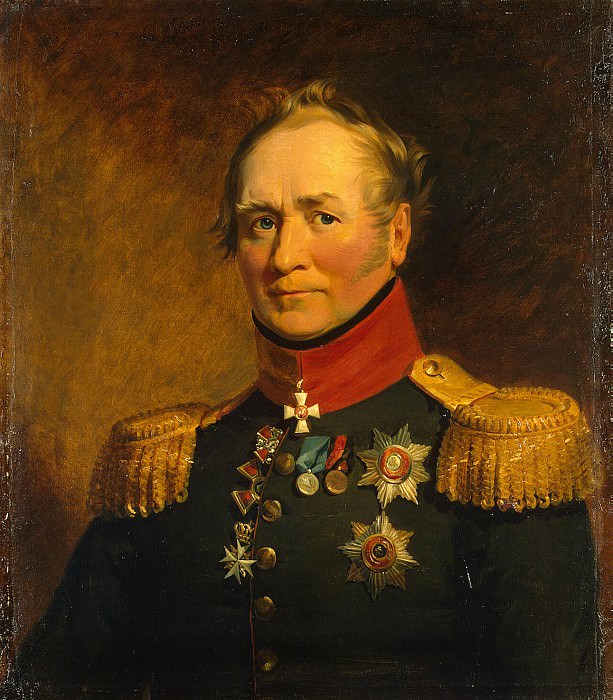 Dawe George - Portrait of Fyodor Fyodorovich Oertel. Hermitage ~ part 04