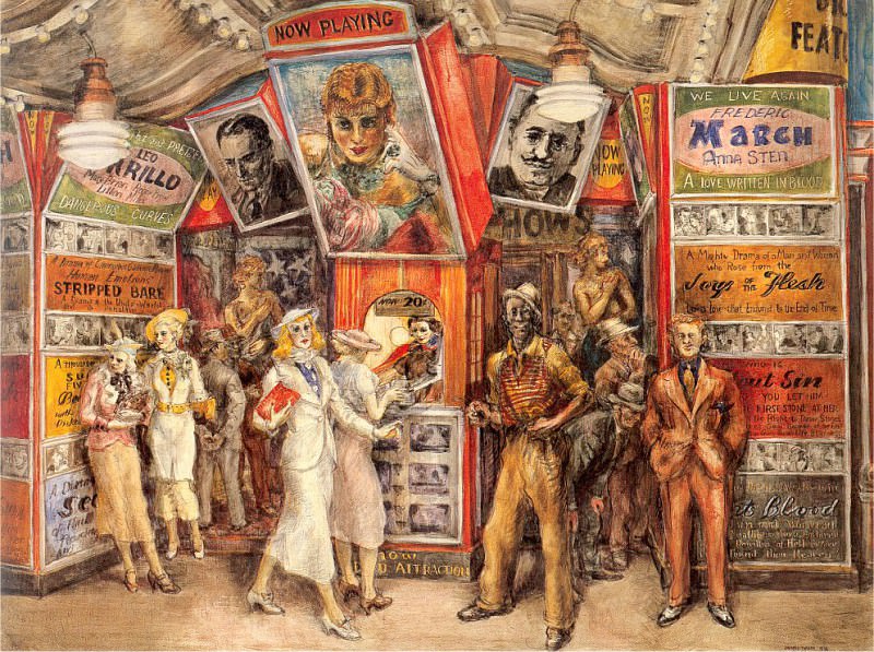 Марш, Реджинальд (американец, родился в Париже, 1898-1954). Французские художники