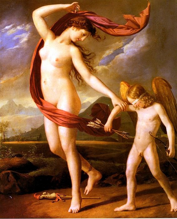 Berger Joseph Psyche Et Cupidon. French artists