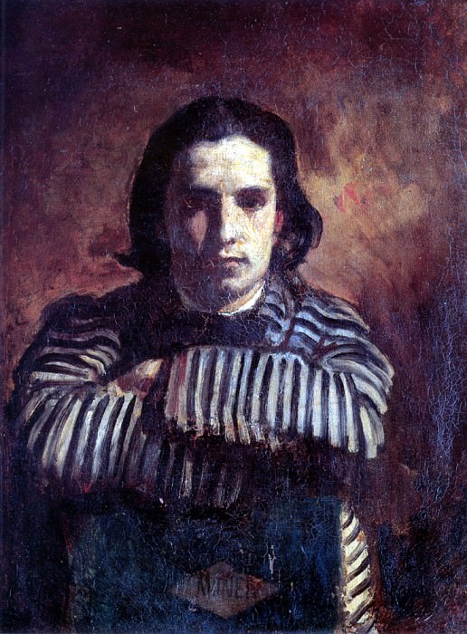 Г.Северак - Портрет Моне. Французские художники