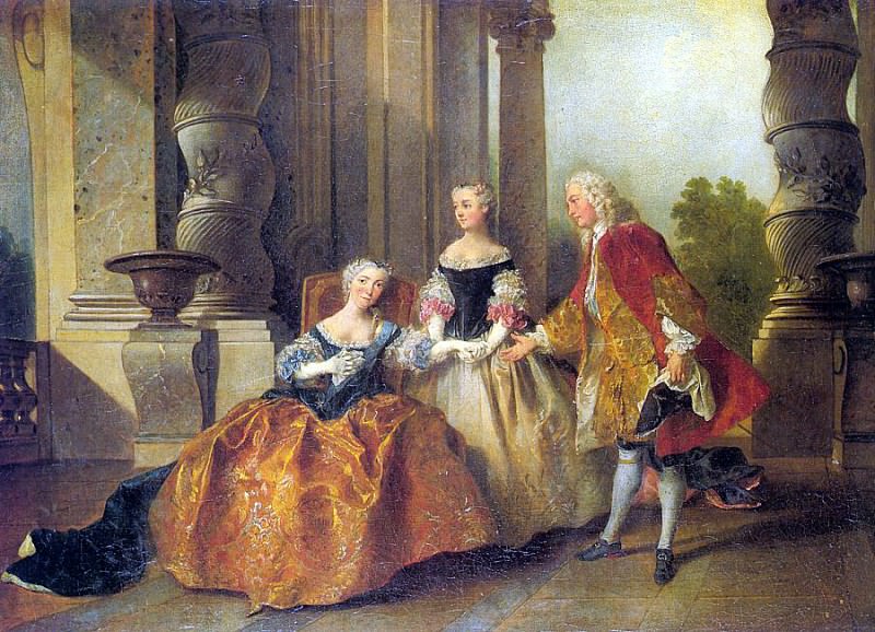 Lancret, Nicolas (French, 1690-1743) 1. French artists