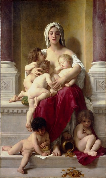 Adolphe-William Bouguereau - Charity. French artists