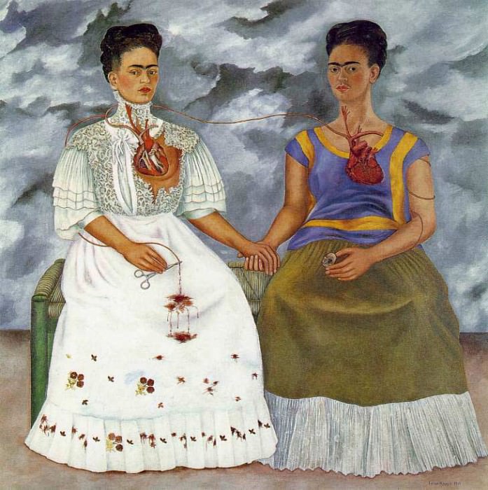 The Two Fridas. Frida Kahlo