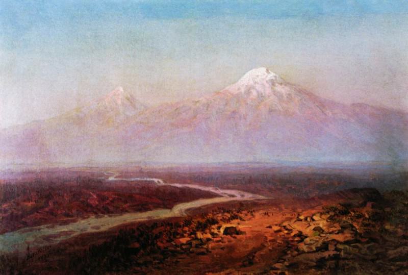 Река Аракс и Арарат 1875 40х65, Иван Константинович Айвазовский