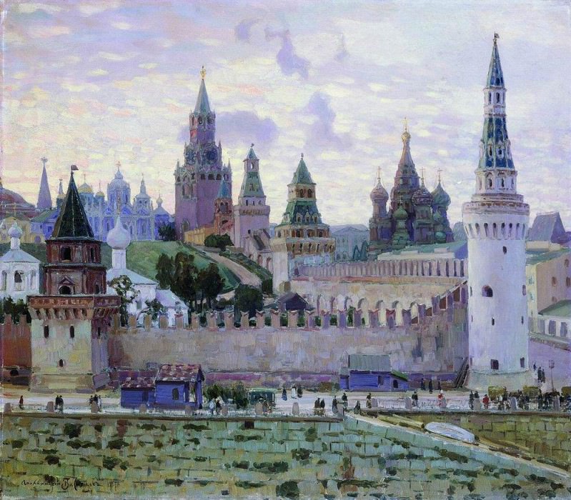 Московский Кремль. 1897. Аполлинарий Михайлович Васнецов