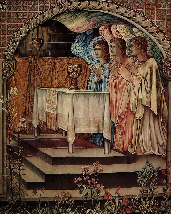 Achievment Galahad the Sang Graal. Sir Edward Burne-Jones
