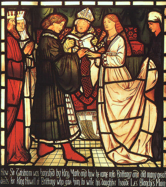 How Sir Tristram was punished by King Mark and how he came to Britain ..... Sir Edward Burne-Jones
