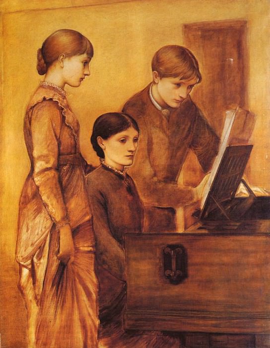 Portrait Group Of The Artists Family. Sir Edward Burne-Jones