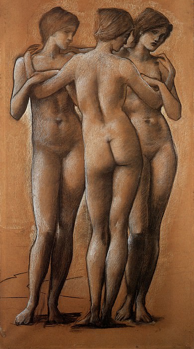 The Three Graces. Sir Edward Burne-Jones