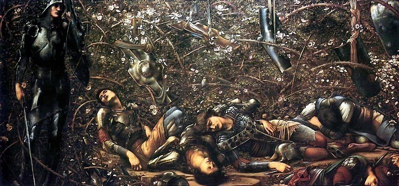 Rose hips (The Briar Wood). Sir Edward Burne-Jones
