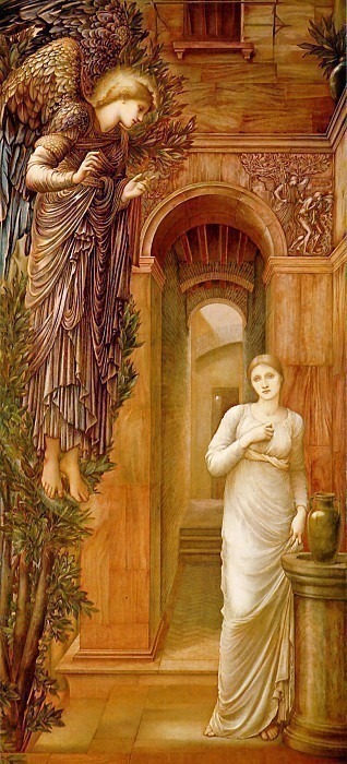 Annunciation. Sir Edward Burne-Jones