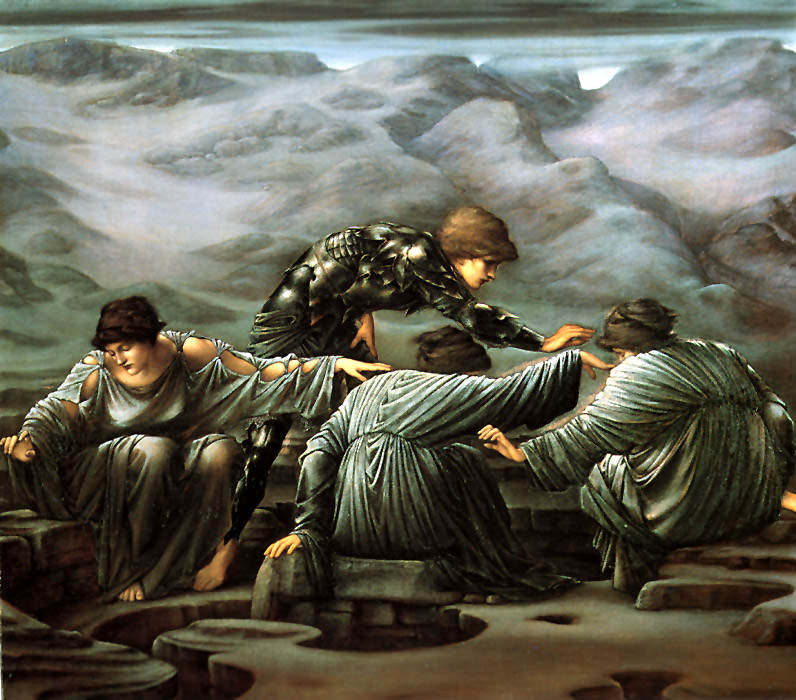 Perseus And The Graiae. Sir Edward Burne-Jones