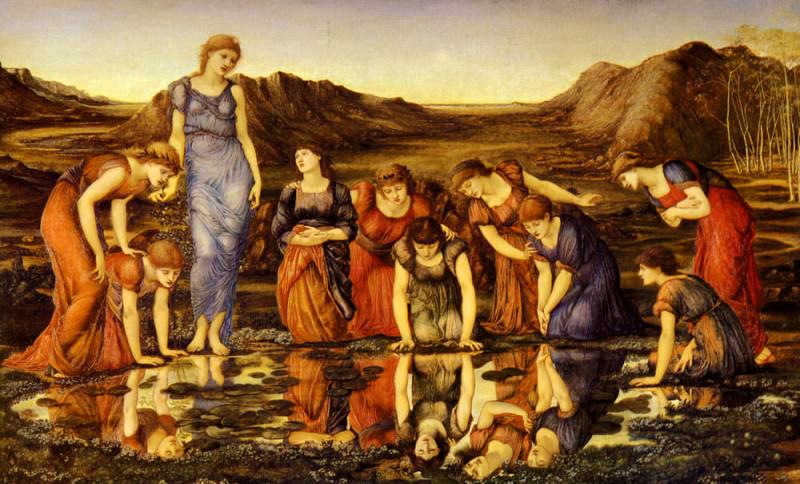 The Mirror Of Venus. Sir Edward Burne-Jones