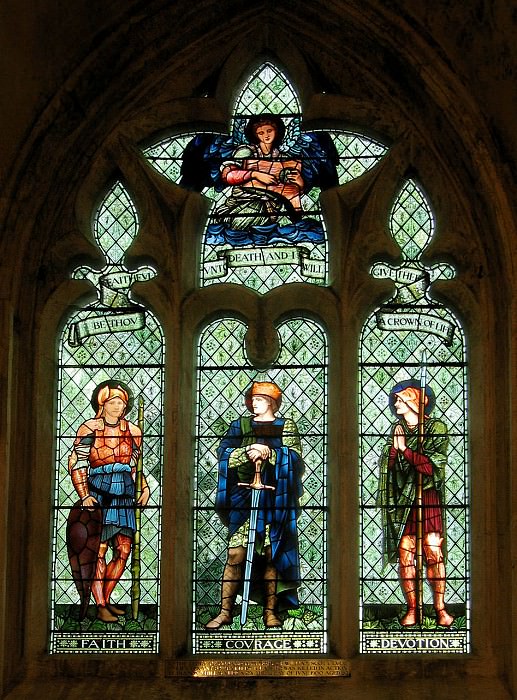 William Scott Luce Window Malmesbury Abbey. Sir Edward Burne-Jones