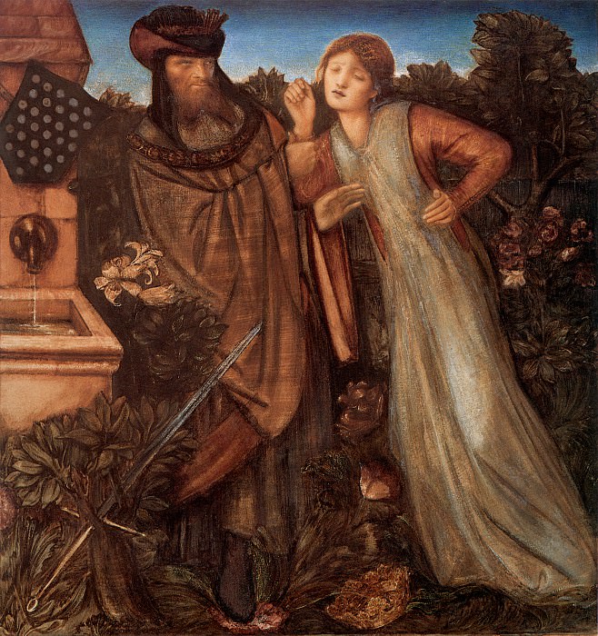 King Mark and La Belle Iseult. Sir Edward Burne-Jones