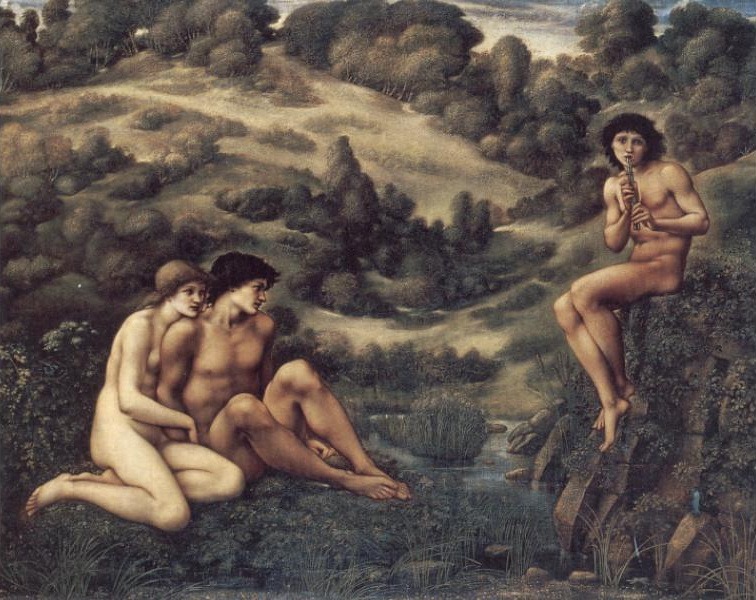 The Garden of Pan. Sir Edward Burne-Jones