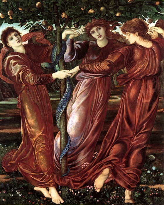 The Garden Of Heserides. Sir Edward Burne-Jones