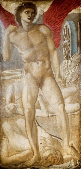 Troy Triptych - Study for Love subduing Oblivion. Sir Edward Burne-Jones