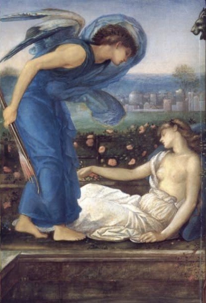 Cupid Finding Psyche. Sir Edward Burne-Jones