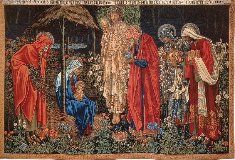 Adoration of the Magi (Tapestry). Sir Edward Burne-Jones
