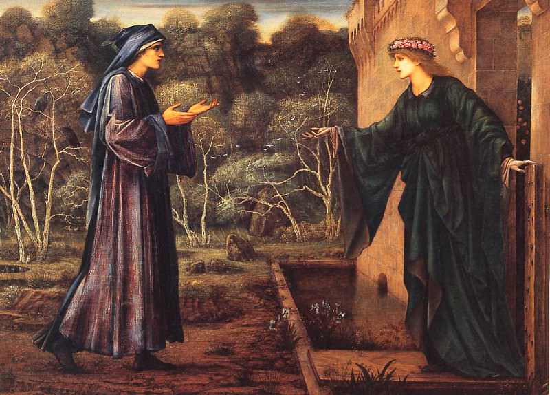 The Pilgrim at the Gate of Idleness. Sir Edward Burne-Jones