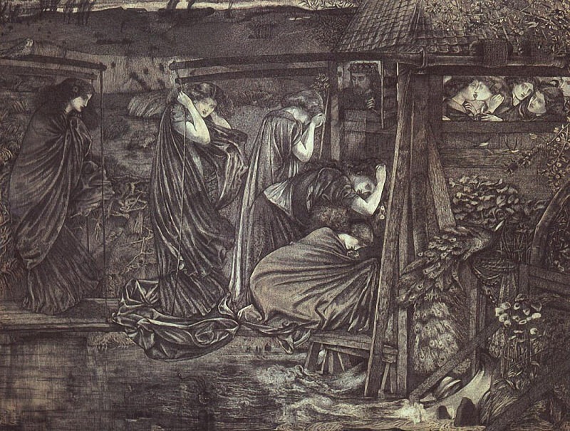 Ten virgins. Sir Edward Burne-Jones