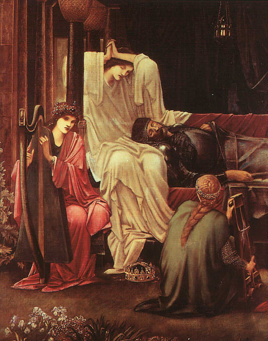 Arthur’s last dream in Avalon, Sir Edward Burne-Jones