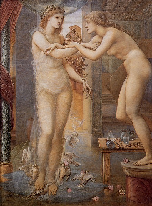 Pygmalion and the Image III The Godhead Fires. Sir Edward Burne-Jones