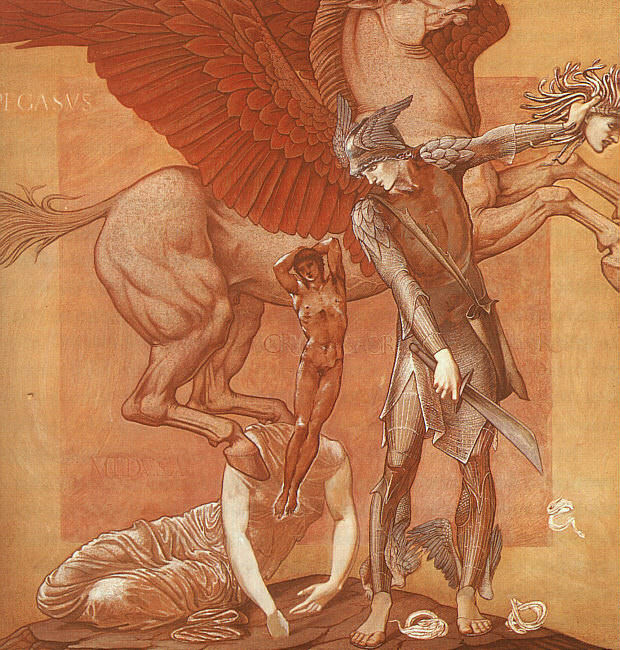 Perseus with the head of Medusa. Sir Edward Burne-Jones