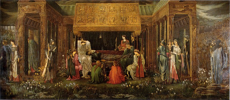 Last Sleep of Arthur in Avalon v2. Sir Edward Burne-Jones