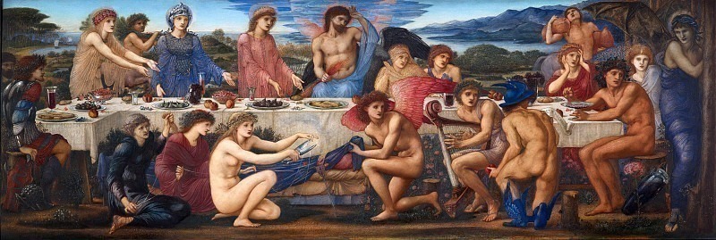 The Feast of Peleus. Sir Edward Burne-Jones