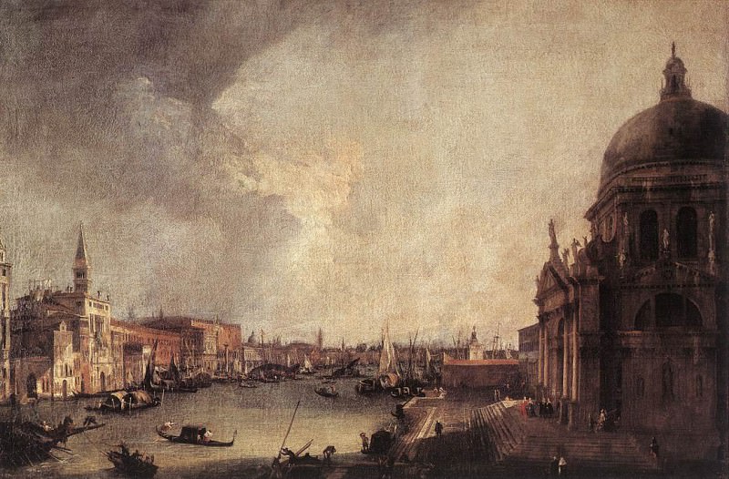 Entrance To The Grand Canal Looking East. Canaletto (Giovanni Antonio Canal)