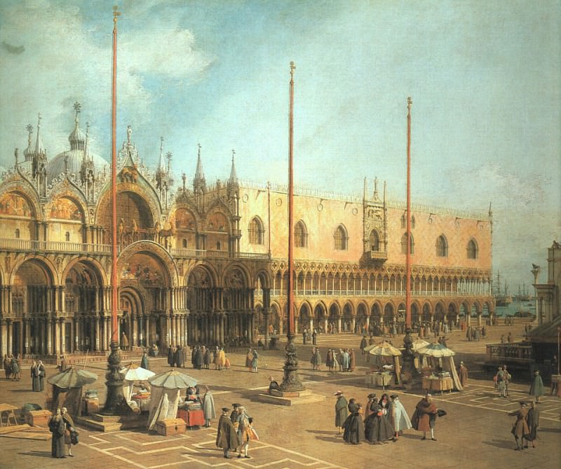 Piazza San Marco Looking Southeast. Canaletto (Giovanni Antonio Canal)