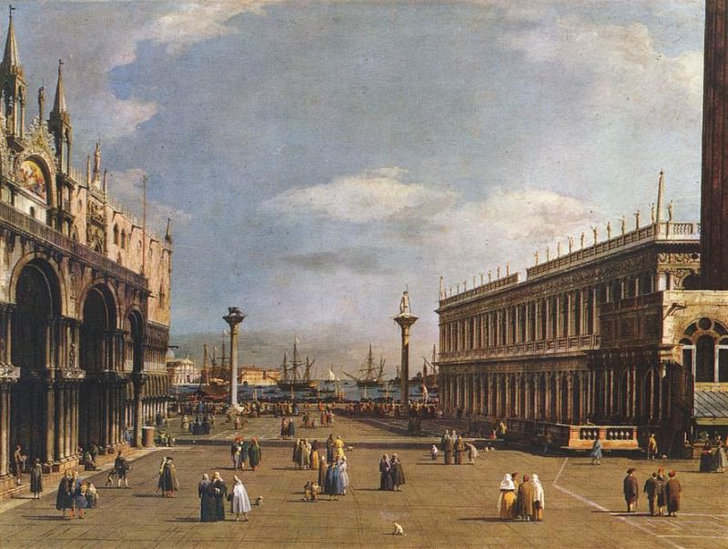 The Piazzetta. Canaletto (Giovanni Antonio Canal)