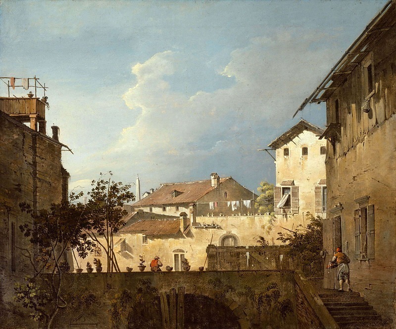 The Terrace. Canaletto (Giovanni Antonio Canal) (Follower)