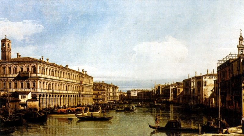 Canaletto Grand Canal. Каналетто (Джованни Антонио Каналь)