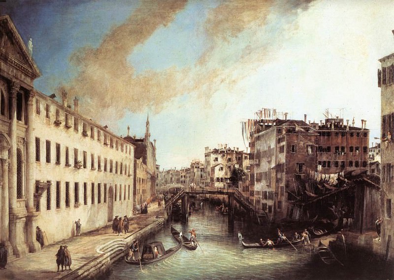 Rio Dei Mendicanti. Canaletto (Giovanni Antonio Canal)
