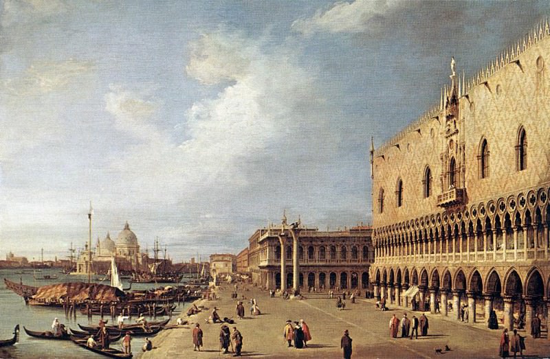 View of the Ducal Palace. Canaletto (Giovanni Antonio Canal)