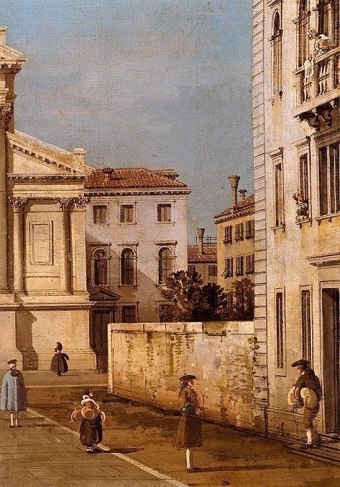 St Francesco Della Vigna Church And Campo. Canaletto (Giovanni Antonio Canal)