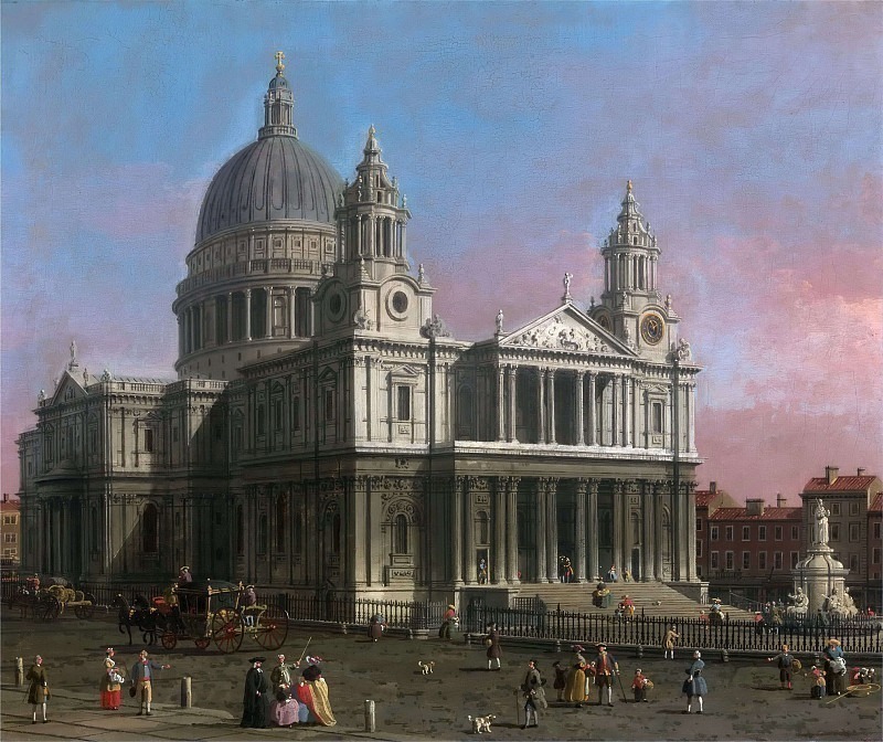 St. Paul’s Cathedral. Canaletto (Giovanni Antonio Canal)