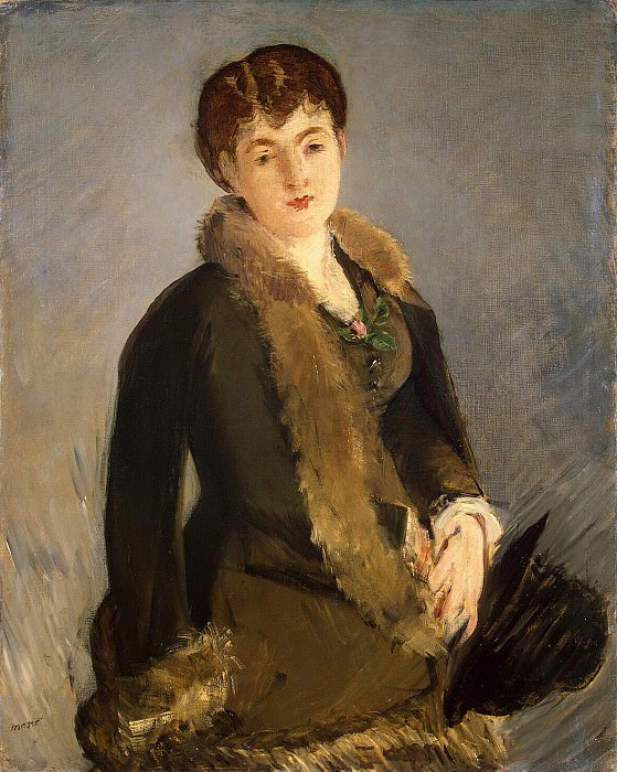 Manet, Edouard. Portrait of Mademoiselle Isabelle Le Monnier. Hermitage ~ part 08