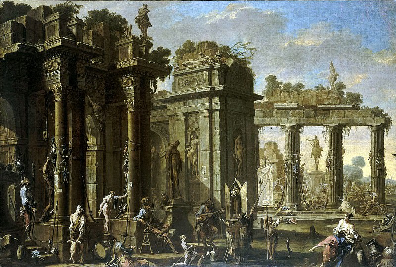 Magnasco, Alessandro Spera, Clemente - Banditti at Res. 1710. Hermitage ~ part 08
