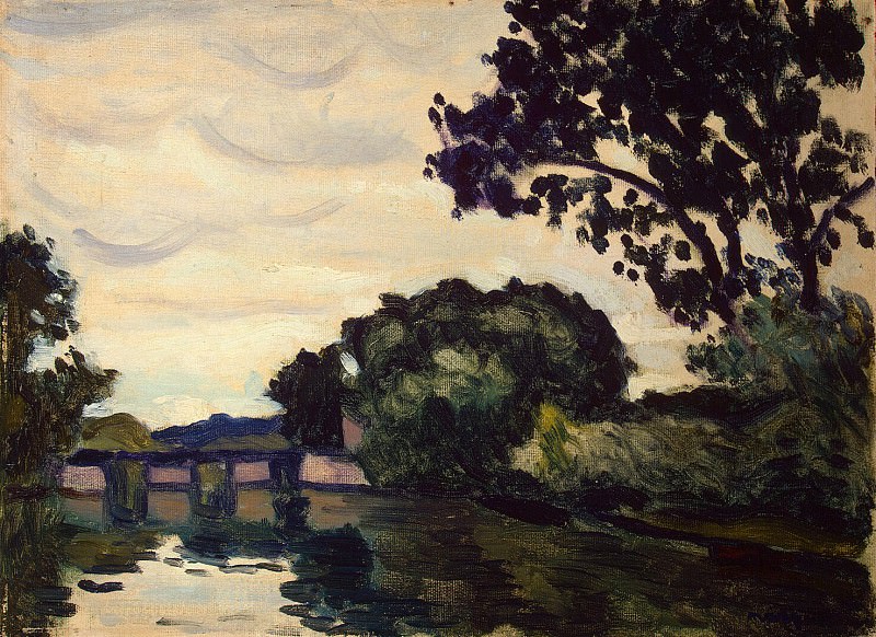 Marquet, Albert. Landscape with bridge. Hermitage ~ part 08