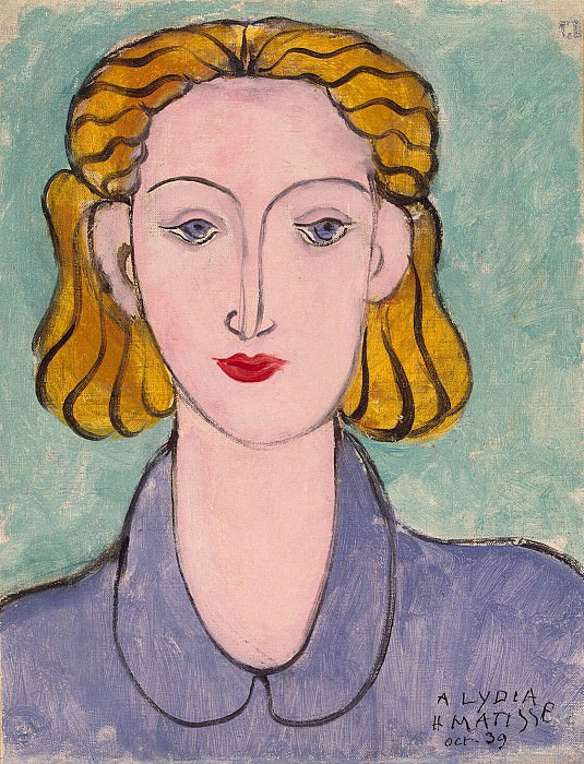 Matisse, Henry. Young woman in blue blouse. Hermitage ~ part 08