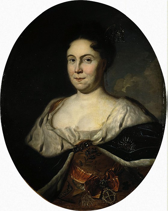 Moor, Karel de. Portrait of Catherine I. Hermitage ~ part 08