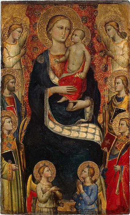 Master sherstyanschikov shop. Madonna and Child with Four Saints and Four Angels. Hermitage ~ part 08